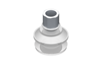 GIMATIC VACUUM CUP VG.B33 SUCTION CUP, FDA-COMPLIANT SILICONE, 50 SHORE, G1/4? FEMALE, 16 MM HEX WITH COMPLIANT SILICONE FOAM RING