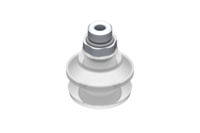 GIMATIC VACUUM CUP SUCTION CUP VG.B33 SILICONE FDA 50 SHORE, G1/4" MALE, HEXAGON 17 WITH SILICONE FOAM RING