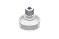 GIMATIC VACUUM CUP VG.B42 SUCTION CUP, FDA-COMPLIANT SILICONE, 50 SHORE, G1/8? FEMALE, 16 MM HEX WITH COMPLIANT SILICONE FOAM RING