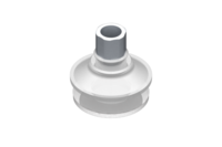 GIMATIC VACUUM CUP VG.B42 SUCTION CUP, FDA-COMPLIANT SILICONE, 50 SHORE, G1/4? FEMALE, 16 MM HEX WITH COMPLIANT SILICONE FOAM RING