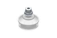 GIMATIC VACUUM CUP SUCTION CUP VG.B42 SILICONE FDA 50 SHORE, G1/4" MALE, HEXAGON 17 WITH SILICONE FOAM RING