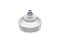 GIMATIC VACUUM CUP VG.B53 SUCTION CUP, FDA-COMPLIANT SILICONE, 50 SHORE, G1/8? MALE, 12 MM HEX WITH COMPLIANT SILICONE FOAM RING