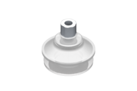 GIMATIC VACUUM CUP VG.B53 SUCTION CUP, FDA-COMPLIANT SILICONE, 50 SHORE, G1/8? FEMALE, 16 MM HEX WITH COMPLIANT SILICONE FOAM RING