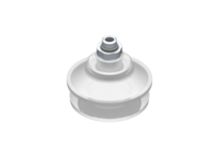 GIMATIC VACUUM CUP VG.B53 SUCTION CUP, FDA-COMPLIANT SILICONE, 50 SHORE, G1/8? MALE, 16 MM HEX WITH COMPLIANT SILICONE FOAM RING