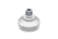 GIMATIC VACUUM CUP VG.B53 SUCTION CUP, FDA-COMPLIANT SILICONE, 50 SHORE, G1/4? FEMALE, 16 MM HEX WITH -COMPLIANT SILICONE FOAM RING