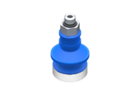 GIMATIC VACUUM CUP SUCTION CUP VG.B16 HNBR 60 SHORE, M5 MALE, HEX 8 MM WITH SILICONE RING