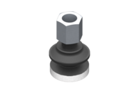 GIMATIC VACUUM CUP SUCTION CUP VG.B22 EPDM 50 SHORE ,G1/8 FEMALE, HEX 13MM WITH SILICONE RING