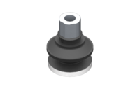 GIMATIC VACUUM CUP SUCTION CUP VG.B33 EPDM 50 SHORE, G1/8 FEMALE, HEX 16 MM WITH SILICONE RING