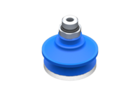 GIMATIC VACUUM CUP "SUCTION CUP VG.B42 HNBR 60 SHORE, G1/4"" MALE, HEX 17 MM WITH SILICONE RING"