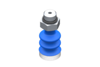 GIMATIC VACUUM CUP "SUCTION CUP VG.LB16 HNBR 60 SHORE, G1/8"" MALE, HEX 13 MM WITH SILICONE RING"