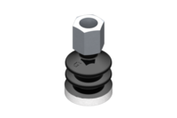 GIMATIC VACUUM CUP SUCTION CUP VG.LB22 NBR 50 SHORE, G1/8” FEMALE, HEX 13 MM WITH SILICONE RING