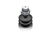 GIMATIC VACUUM CUP "SUCTION CUP VG.LB22 NBR 50 SHORE, G1/8"" MALE, HEX 13 MM CON ANELLO IN SILICONE ESPANSO"