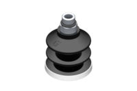 GIMATIC VACUUM CUP SUCTION CUP VG.LB33 NBR 50 SHORE, G1/8 MALE, HEX 12 MM WITH SILICONE RING