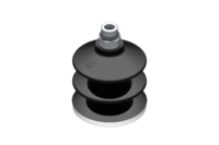 GIMATIC VACUUM CUP SUCTION CUP VG.LB42 NBR 50 SHORE, G1/8” MALE, HEX 12 MM WITH SILICONE RING