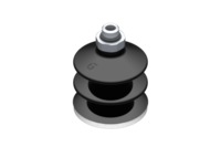 GIMATIC VACUUM CUP SUCTION CUP VG.LB42 NBR 50 SHORE, G1/8” MALE, HEX 16 MM WITH SILICONE RING