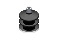GIMATIC VACUUM CUP SUCTION CUP VG.LB53 NBR 50 SHORE, G1/8” FEMALE, HEX 12 MM WITH SILICONE RING