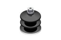 GIMATIC VACUUM CUP "SUCTION CUP VG.LB53 NBR 50 SHORE, G1/4"" MALE, HEX 17 MM WITH SILICONE RING"