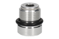 GIMATIC CHECK VALVE "G3/8"" MALE FITTING WITH CHECK VALVE DIAMETER 10 MM, CALIBRATED HOLE 0.6 MM"