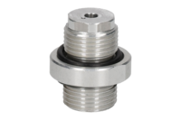 GIMATIC FITTING "FITTING G3/8"" MALE, G3/8"" MALE, HEX 24 WITH CHECK VALVE DIAMETER 7.5 MM, CALIBRATED HOLE 0.6 MM"