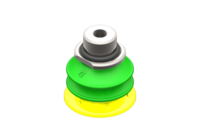 GIMATIC VACUUM CUP VG.GX20P SUCTION CUP, POLYURETHANE, 30/60 SHORE, G1/8" MALE / M5 FEMALE, WITH 0.6 MM CALIBRATED HOLE