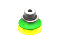 GIMATIC VACUUM CUP VG.BP20 SUCTION CUP, POLYURETHANE, 30/70 SHORE, G1/8" MALE / M5 FEMALE, WITH 0.6 MM CALIBRATED HOLE