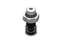 GIMATIC VACUUM CUP SUCTION CUP VG.LB6 NBR 50 SHORE, M5 MALE, HEX 8MM