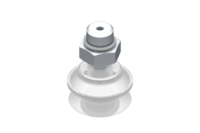 GIMATIC VACUUM CUP VG.B22 SUCTION CUP, FDA-COMPLIANT SILICONE, 50 SHORE, G1/8? MALE, 13 MM HEX
