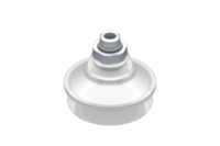 GIMATIC VACUUM CUP SUCTION CUP VG.B42 SILICONE FDA 50 SHORE, G1/8" MALE, HEX 16 MM