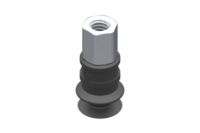 GIMATIC VACUUM CUP VG.B11 SUCTION CUP, EPDM, 50 SHORE, M5 FEMALE, 8 MM HEX