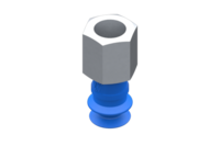 GIMATIC VACUUM CUP VG.B11 SUCTION CUP, HNBR, 60 SHORE, G1/8? FEMALE, 13 MM HEX