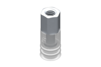 GIMATIC VACUUM CUP VG.LB9 SUCTION CUP, FDA-COMPLIANT SILICONE, 50 SHORE, M5 FEMALE, 8 MM HEX