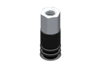 GIMATIC VACUUM CUP VG.LB9 SUCTION CUP, NBR, 50 SHORE, M5 FEMALE, 8 MM HEX