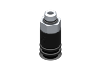 GIMATIC VACUUM CUP SUCTION CUP VG.LB9 NBR 50 SHORE, M5 MALE, HEX 8 MM