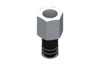 GIMATIC VACUUM CUP VG.LB9 SUCTION CUP, NBR, 50 SHORE, G1/8? FEMALE, 13 MM HEX