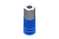 GIMATIC VACUUM CUP VG.LB9 SUCTION CUP, HNBR, 60 SHORE, M5 FEMALE, 8 MM HEX