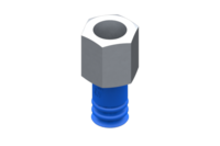 GIMATIC VACUUM CUP VG.LB9 SUCTION CUP, HNBR, 60 SHORE, G1/8? FEMALE, 13 MM HEX