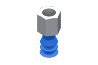 GIMATIC VACUUM CUP VG.LB11 SUCTION CUP, HNBR, 60 SHORE, G1/8? FEMALE, 13 MM HEX
