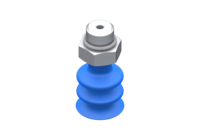 GIMATIC VACUUM CUP SUCTION CUP VG.LB16 HNBR 60 °SHORE, G1/8” MALE, HEX 13 MM