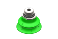 GIMATIC VACUUM CUP VG.BP25 SUCTION CUP, POLYURETHANE, 50 SHORE, G1/8" MALE / M5 FEMALE, WITH 0.6 MM CALIBRATED HOLE