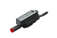 GIMATIC VACUUM EJ-BSV-MEDIUM-HV-2 VACUUM PUMP WITH HOLDER AND INTEGRATED SILENCER, NC ON/OFF VACUUM SV, 24VDC, 1.2W, M8 3-PIN, IP54, G3/8" VACUUM PORT AND PRE-SET VACUUM SWITCH PNP -8.86 INHG