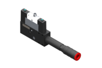 GIMATIC VACUUM EJ-BSVLG-LARGE-HF-3-ISO VACUUM PUMP WITH HOLDER AND INTEGRATED SILENCER, WITH 3/2 X2 NC SOLENOID VALVE FOR VACUUM AND BLOW-OFF, M12X1 5-PIN CONNECTION, G1/2" VACUUM PORT