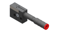 GIMATIC VACUUM EJ-BSVLG-MEDIUM-LP-3-ISO VACUUM PUMP WITH HOLDER AND INTEGRATED SILENCER, ISO 15218 VALVE CONNECTION, G1/4'' VACUUM PORT