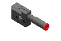 GIMATIC VACUUM EJ-BSVLG-MEDIUM-HV-2-ISO VACUUM PUMP WITH HOLDER AND INTEGRATED SILENCER, ISO 15218 VALVE CONNECTION, G1/4'' VACUUM PORT
