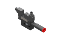 GIMATIC VACUUM VACUUM PUMP EJ-BSVLG-MEDIUM-HF-2-ISO WITH INTEGRATED HOLDER AND SILENCER, VACUUM AND BLOWOFF NC SOLENOID VALVE 3/2 X2, 24VDC, 2.5W, M12 5-PIN, IP54, G1/4'' VACUUM PORT