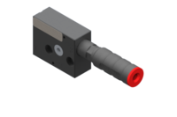 GIMATIC VACUUM VACUUM PUMP EJ-SVLG-MEDIUM-HF-2-ISO WITH HOLDER AND INTEGRATED SILENCER, ISO 15218 VALVE CONNECTION, G1/4'' VACUUM PORT