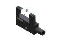 GIMATIC VACUUM EJ-BSVLG-LARGE-DT-2-ISO VACUUM PUMP WITH HOLDER, 3/2 X2 NC SOLENOID VALVE FOR VACUUM AND BLOW-OFF, M12X1 5-PIN CONNECTION, IP54, G1/2" VACUUM PORT
