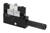 GIMATIC VACUUM EJ-BSVLG-LARGE-HV-3-ISO VACUUM PUMP WITH HOLDER, 3/2 X2 NC SOLENOID VALVE FOR VACUUM AND BLOW-OFF, M12X1 5-PIN CONNECTION, IP54, G1/2" VACUUM PORT