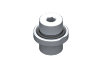 GIMATIC VACUUM FITTING G3/8 MALE, G3/8 MALE, HEX 24