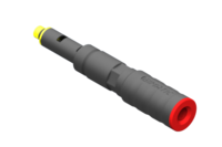 GIMATIC VACUUM EJ-LARGE-HV-2 EJECTOR WITH HOLDER AND INTEGRATED SILENCER