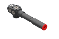 GIMATIC VACUUM EJ-SYS-MEDIUM-LP-3 VACUUM PUMP WITH HOLDER AND INTEGRATED SILENCER, G3/8" VACUUM PORT